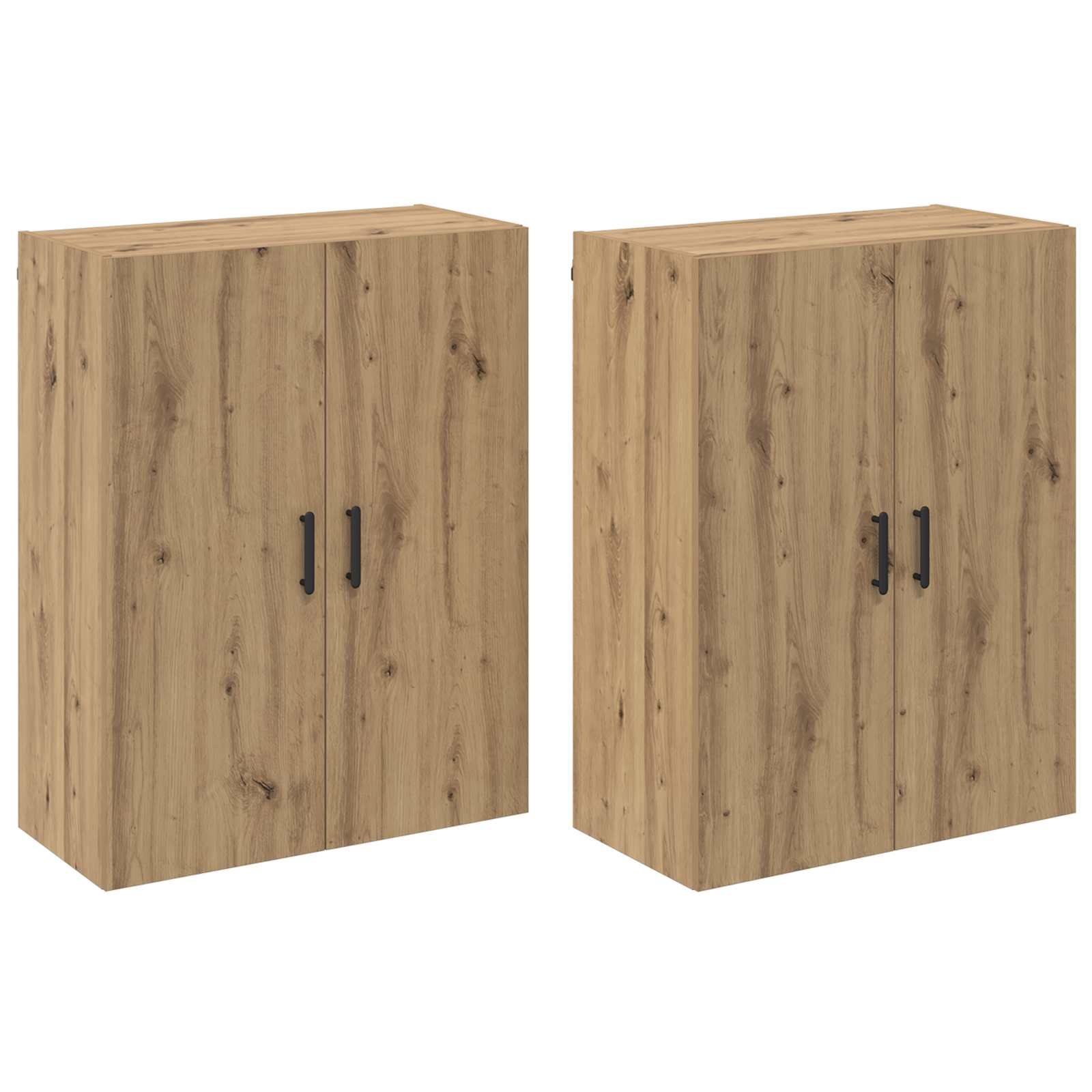 Wandschrank 2 pcs Artisan-Eiche 69,5 x 34 x 90 cm Holzwerkstoff
