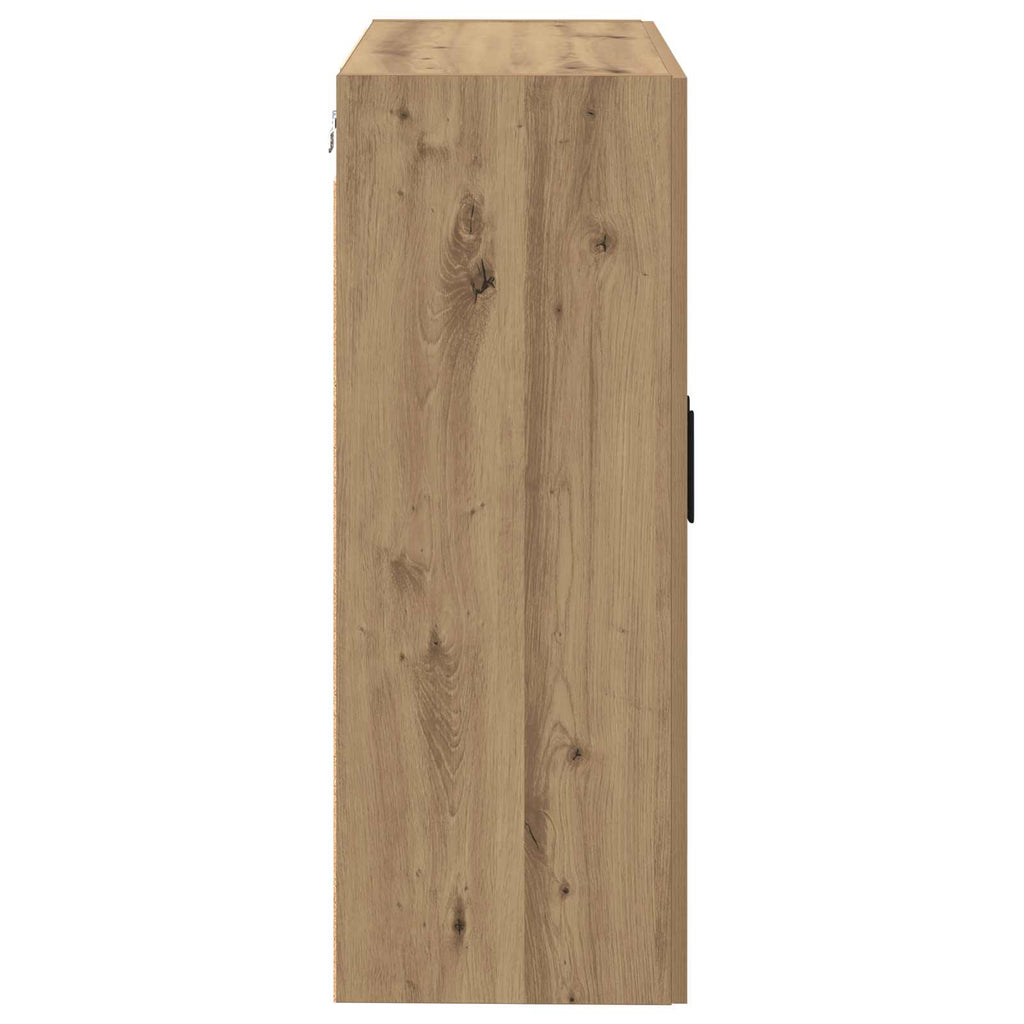 Wandschrank 2 pcs Artisan-Eiche 69,5 x 34 x 90 cm Holzwerkstoff