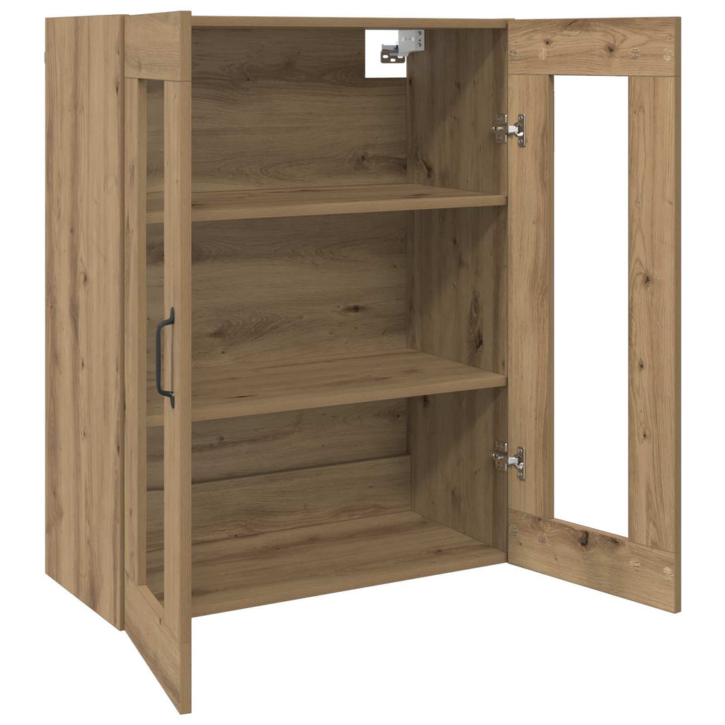 Wandmontierte Schränke 2 pcs Artisan-Eiche 69,5 x 34 x 90 cm