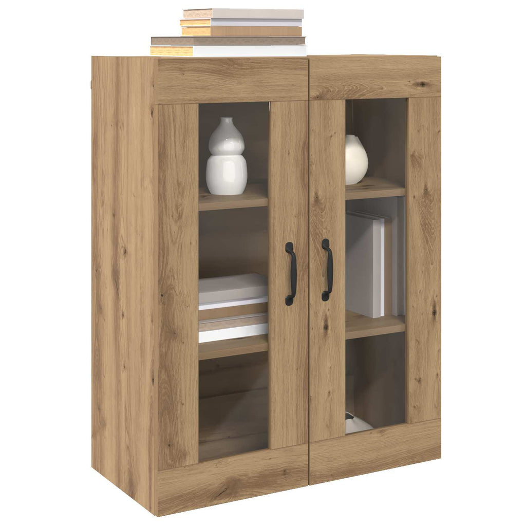 Wandmontierte Schränke 2 pcs Artisan-Eiche 69,5 x 34 x 90 cm
