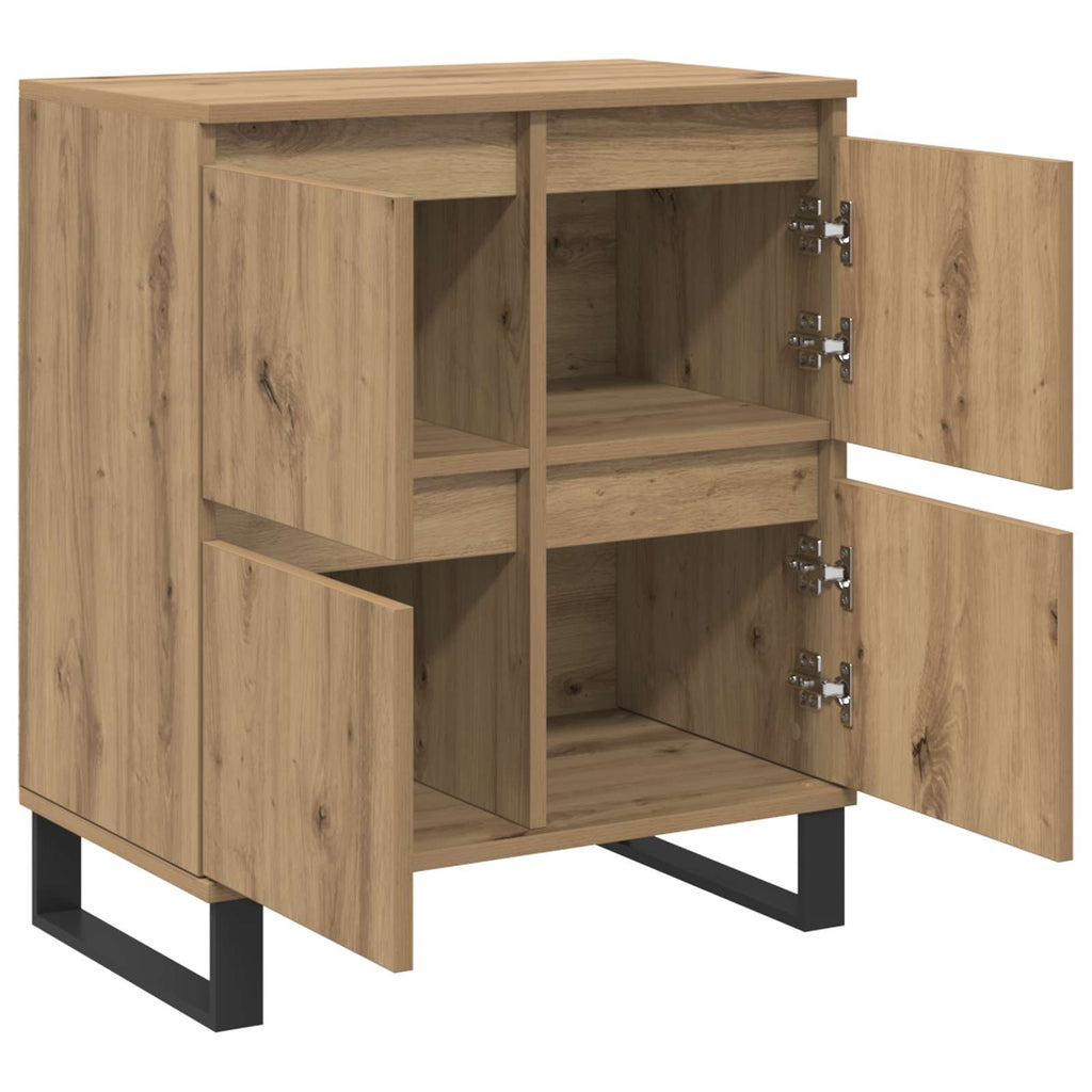 Sideboard 2 pcs Artisan-Eiche 60 x 35 x 70 cm
