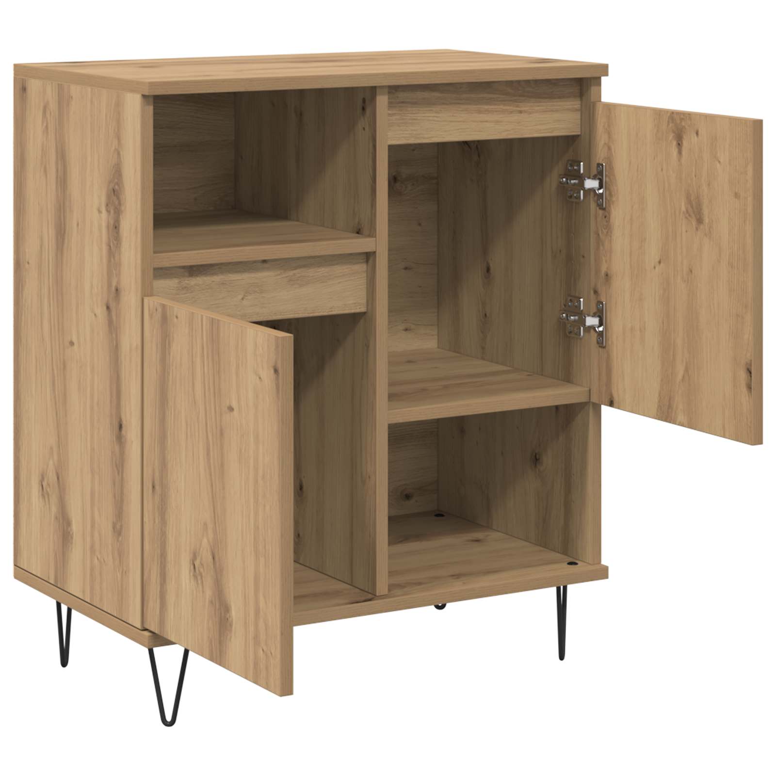 Sideboard 2 pcs Artisan-Eiche 60 x 35 x 70 cm