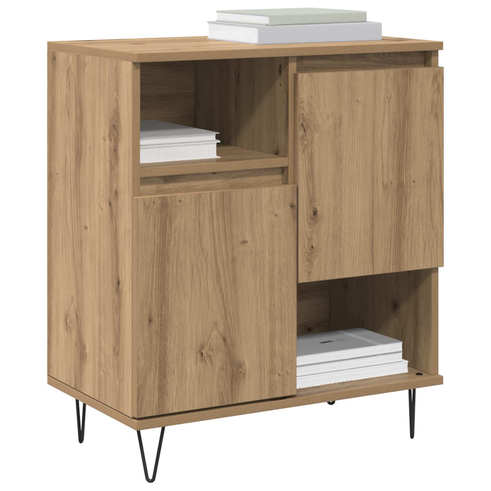 Sideboard 2 pcs Artisan-Eiche 60 x 35 x 70 cm
