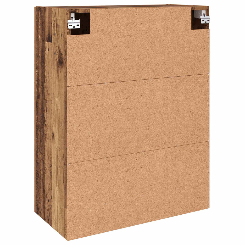 Wandschrank 2 pcs Altholz 69,5 x 34 x 90 cm Holzwerkstoff
