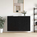 Wandschrank 2 pcs Schwarz Eichen-Optik 69,5 x 34 x 90 cm