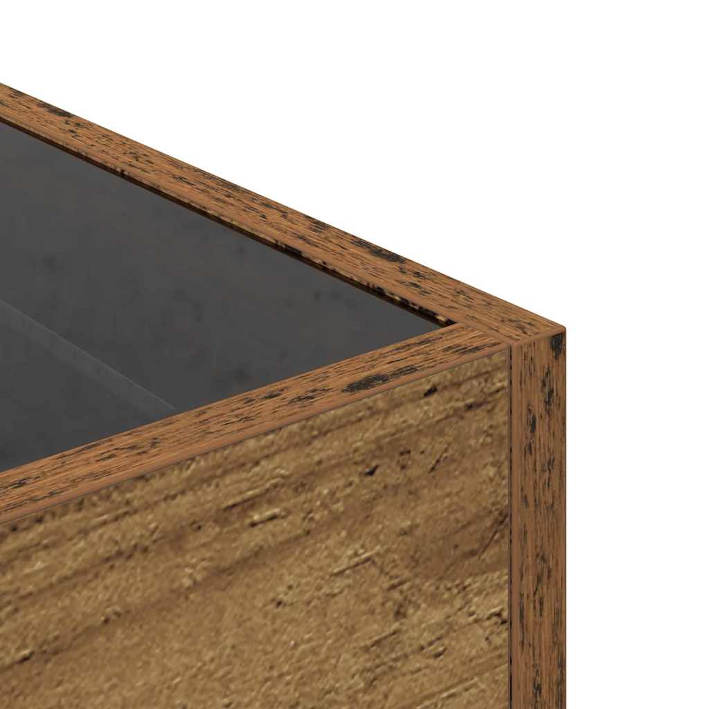 Couchtisch Altholz 40 x 40 x 30 cm Holzwerkstoff