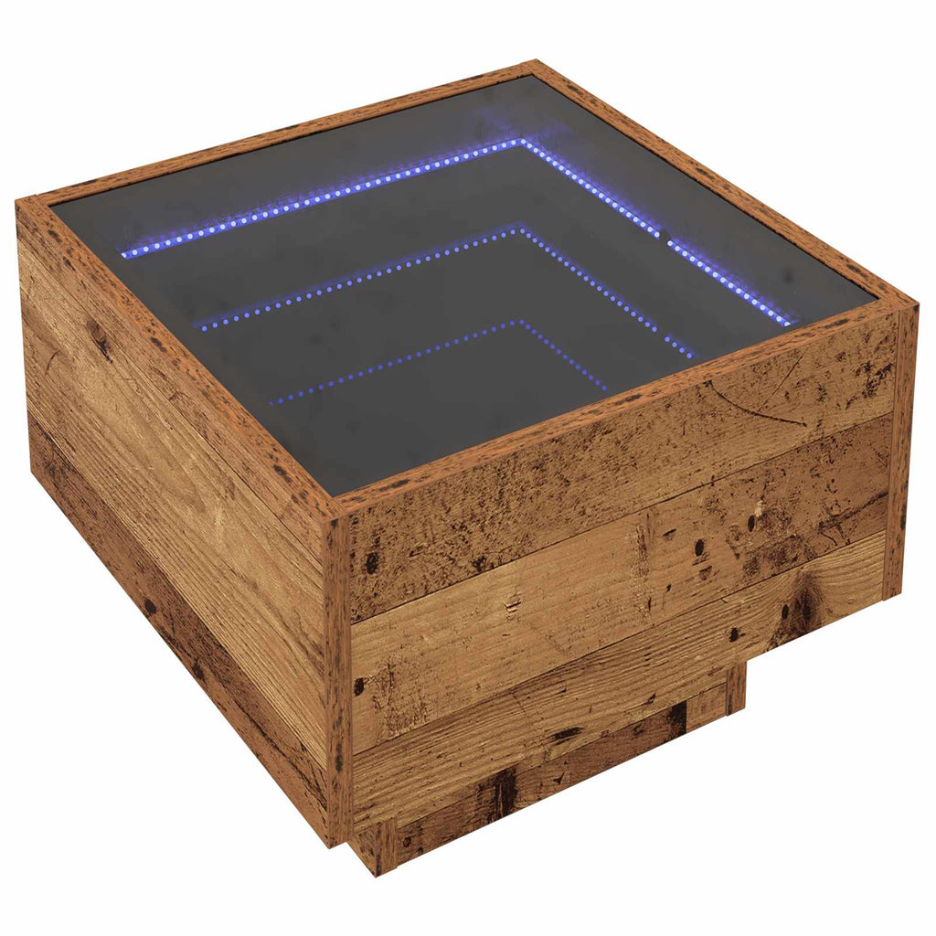 Couchtisch Altholz 40 x 40 x 30 cm Holzwerkstoff