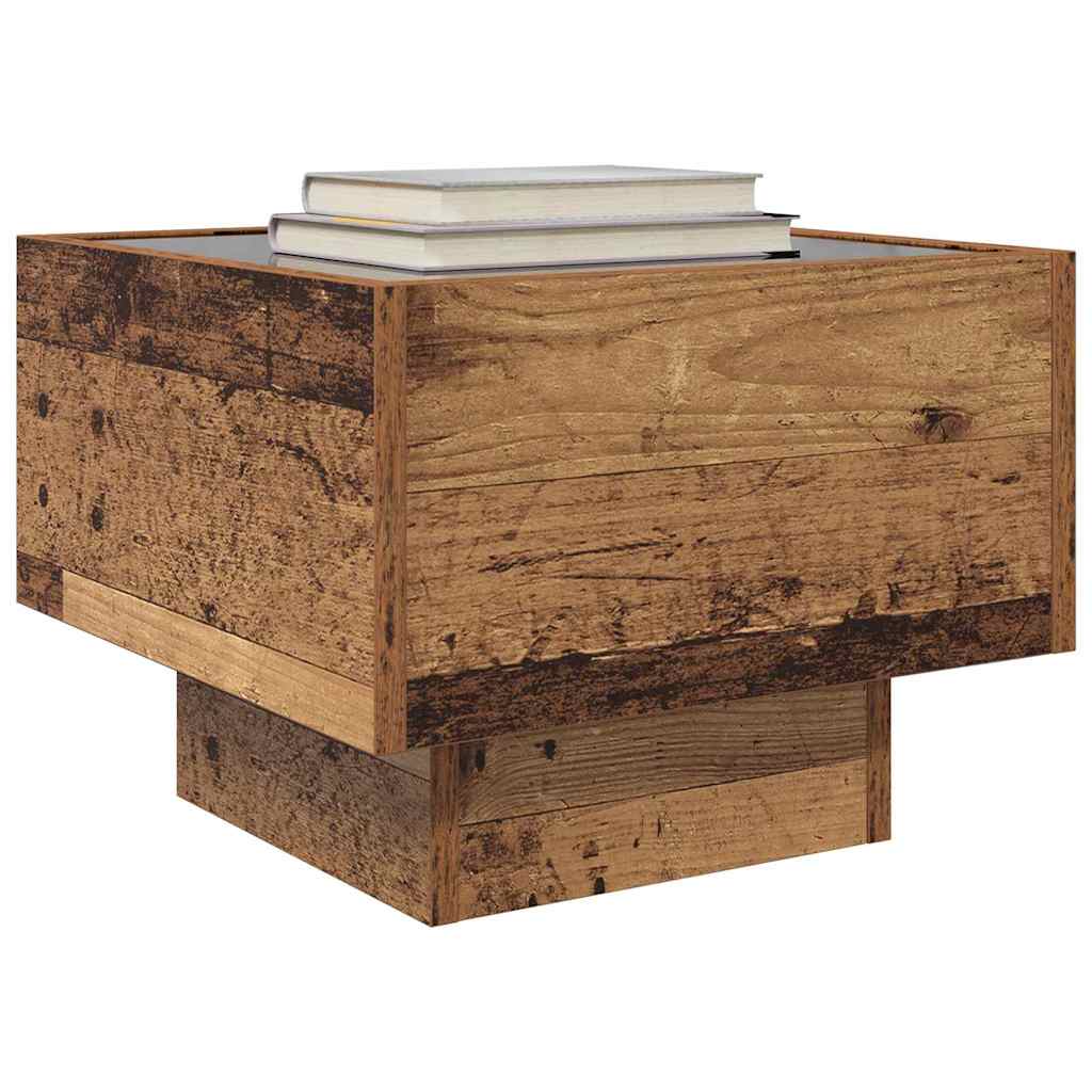 Couchtisch Altholz 40 x 40 x 30 cm Holzwerkstoff
