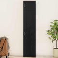 Sideboard 3 pcs Schwarz Eichen-Optik