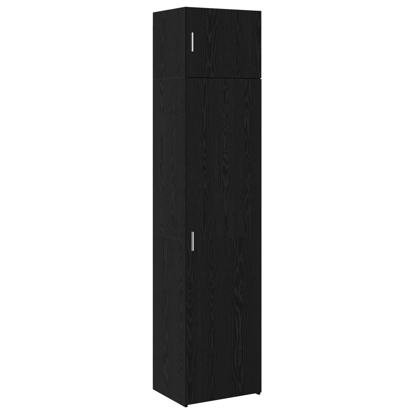 Sideboard 3 pcs Schwarz Eichen-Optik
