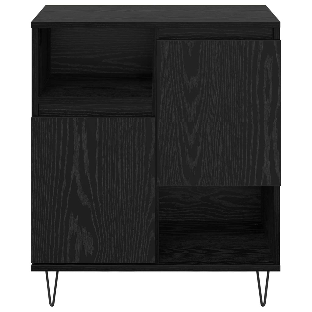 Sideboard 3 pcs Schwarz Eichen-Optik 60 x 35 x 70 cm