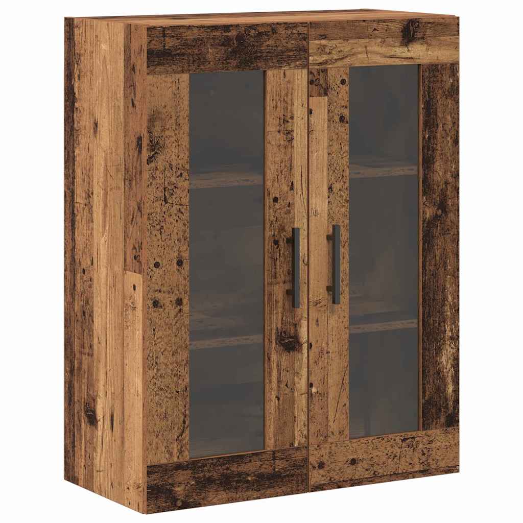 Wandmontierte Schränke 2 pcs Altholz 69,5 x 34 x 90 cm
