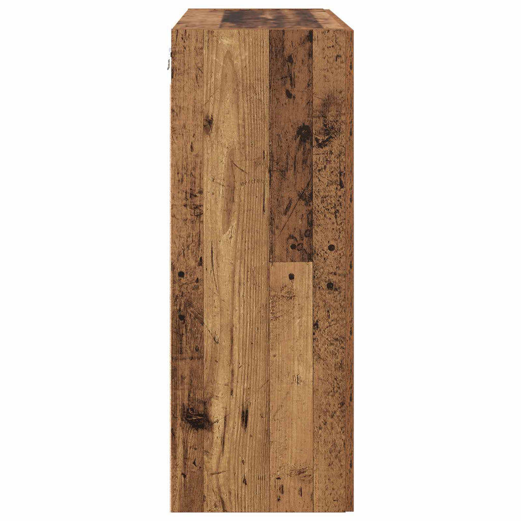 Wandschrank 2 pcs Altholz 69,5 x 34 x 90 cm Holzwerkstoff