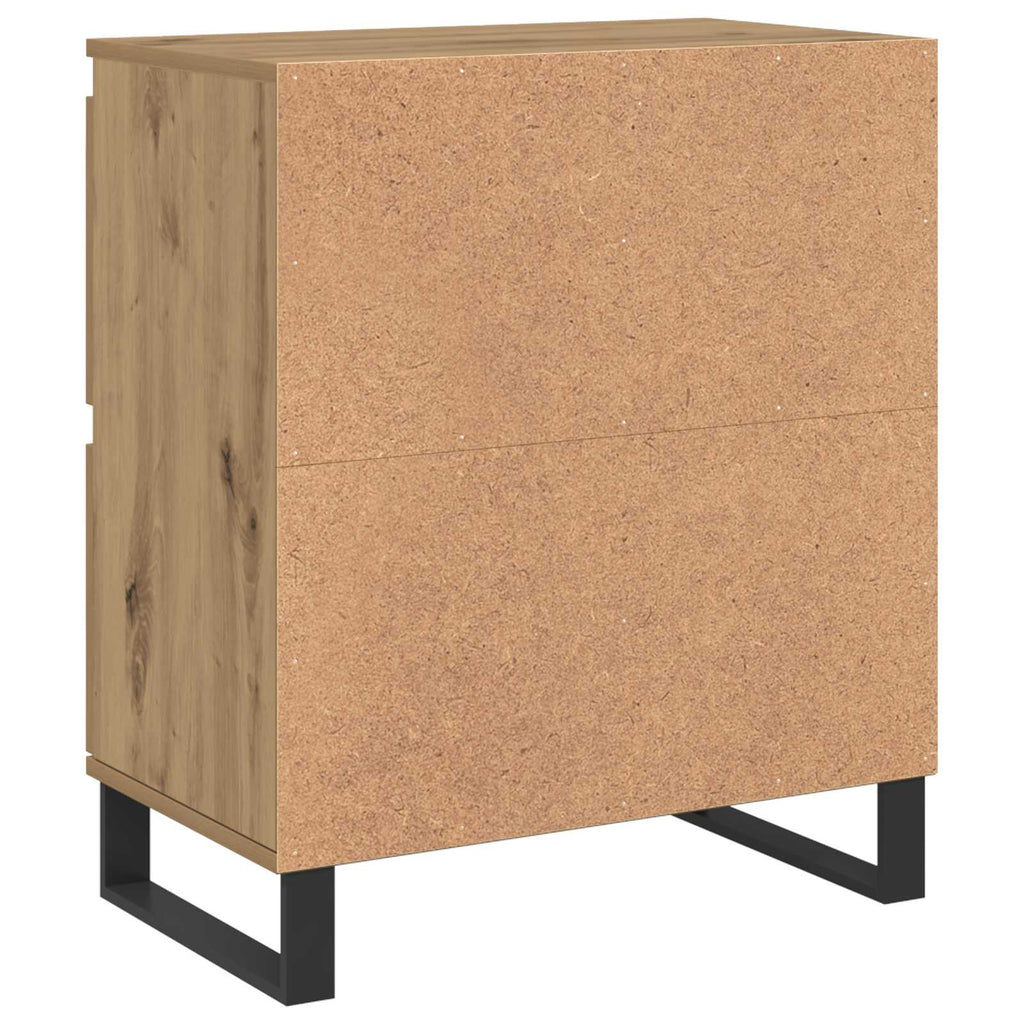 Sideboard 3 pcs Artisan-Eiche 60 x 35 x 70 cm