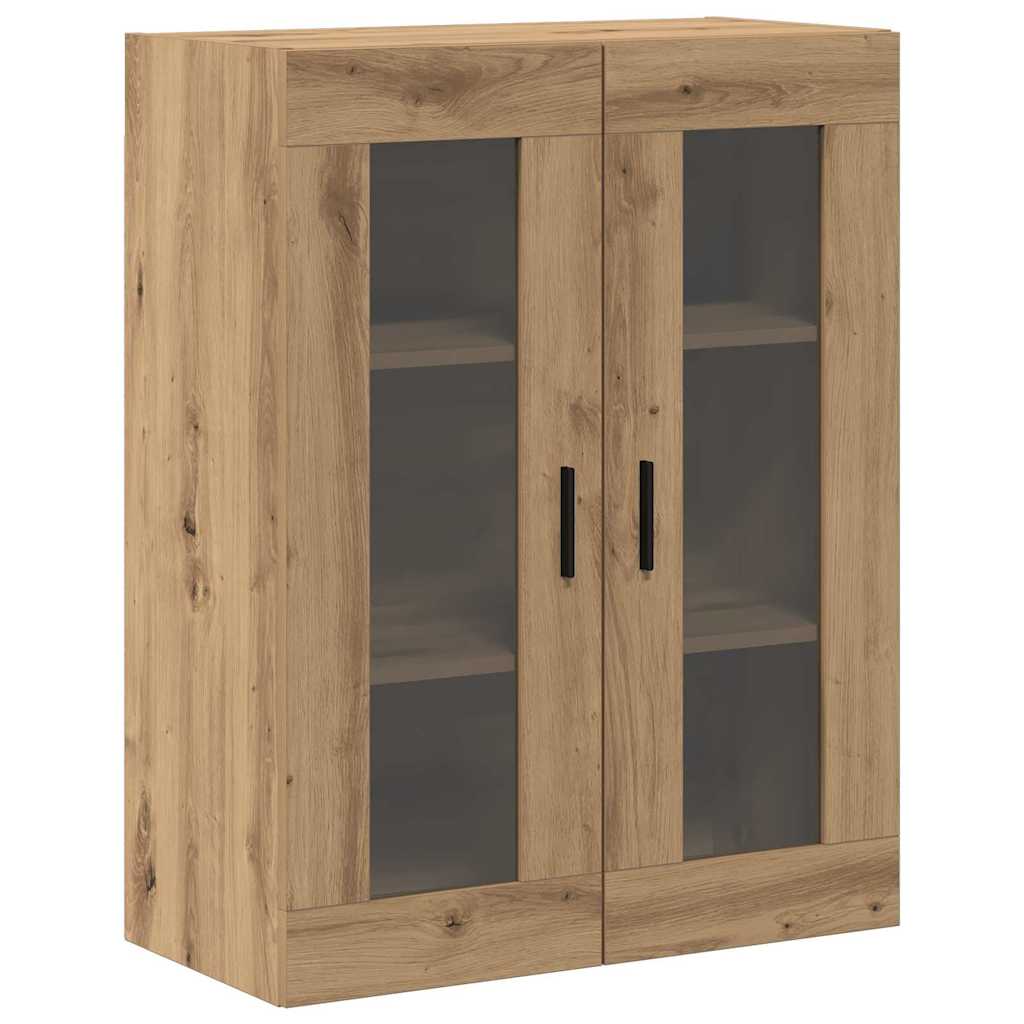 Wandmontierte Schränke 2 pcs Artisan-Eiche 69,5 x 34 x 90 cm