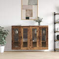 Wandmontierte Schränke 2 pcs Altholz 69,5 x 34 x 90 cm