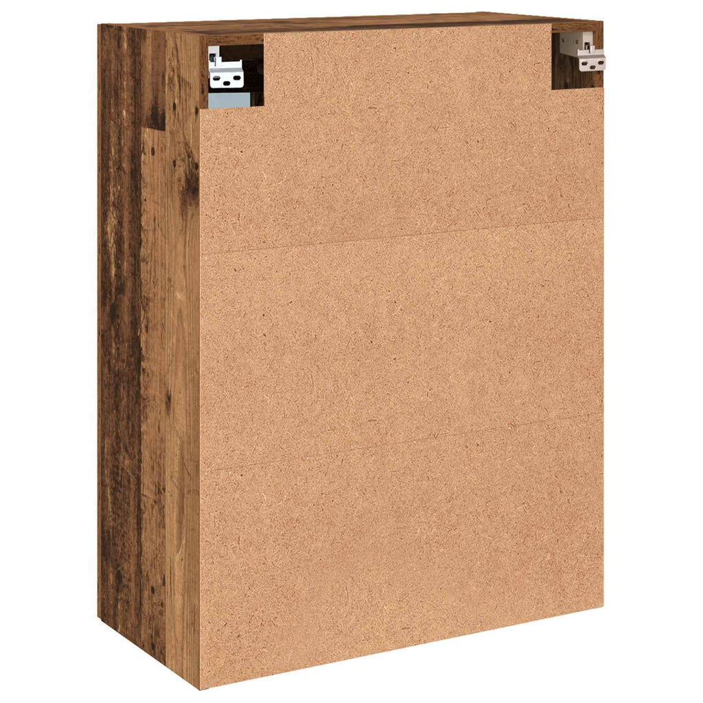 Wandmontierte Schränke 2 pcs Altholz 69,5 x 34 x 90 cm