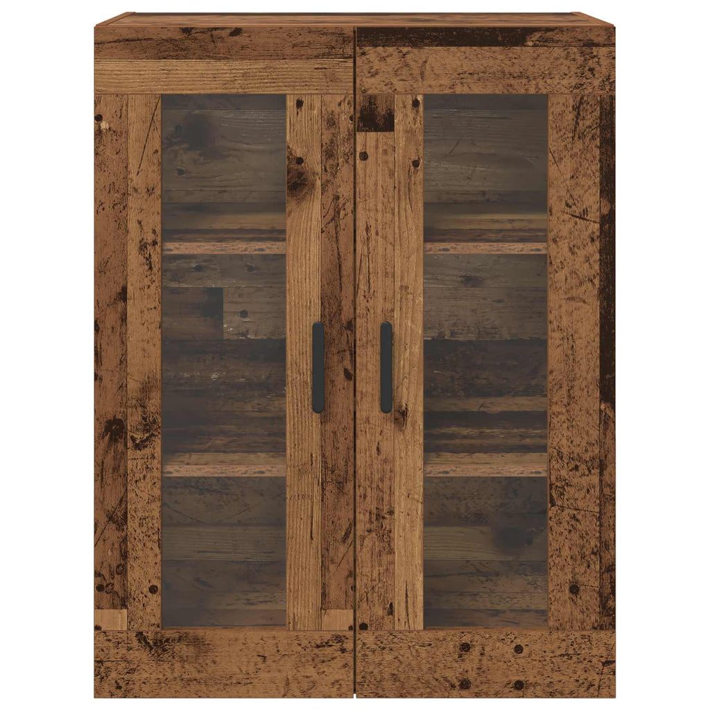 Wandmontierte Schränke 2 pcs Altholz 69,5 x 34 x 90 cm