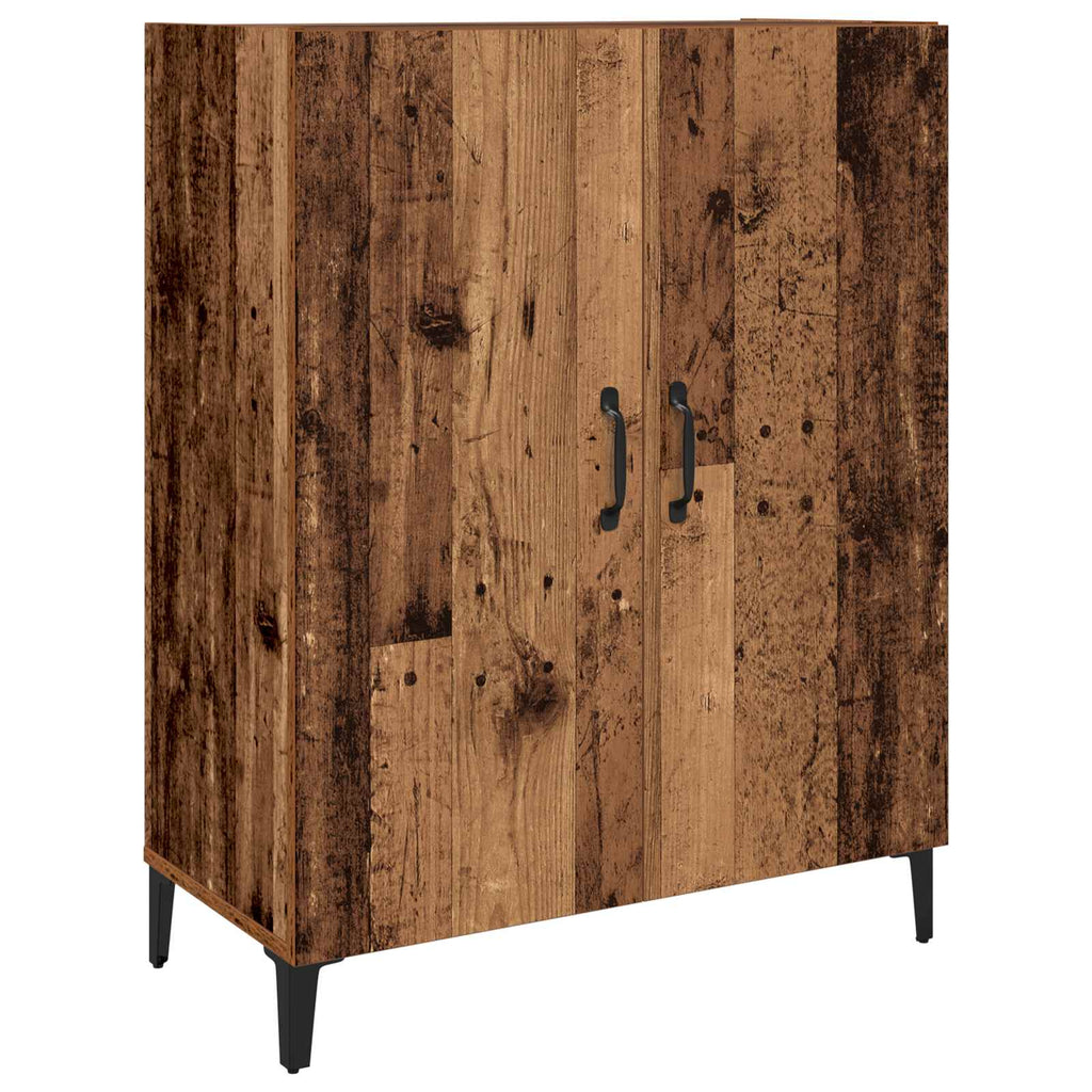 Highboard 2 pcs Altholz Holzwerkstoff