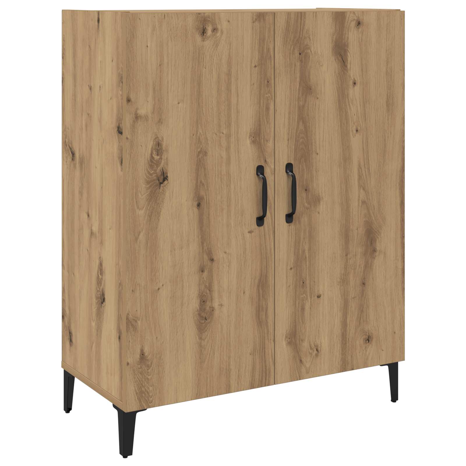 Highboard 2 pcs Artisan-Eiche Holzwerkstoff
