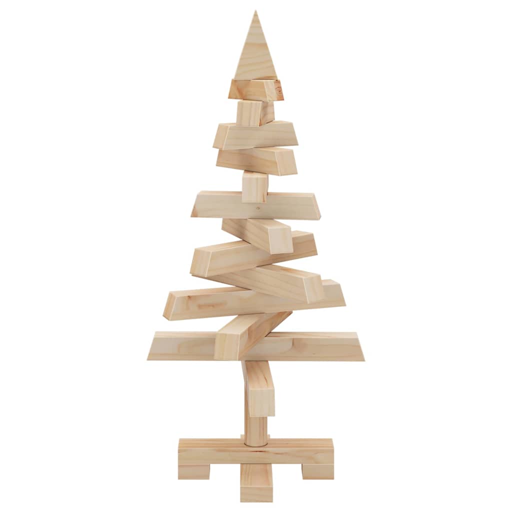 Weihnachtsbäume mit Ständer Natur 60 cm Massivholz Kiefer