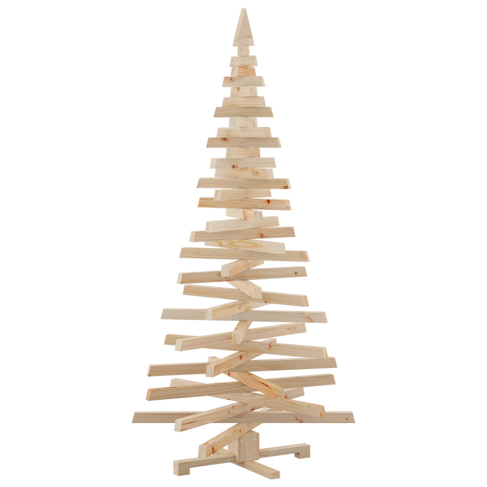 Weihnachtsbäume mit Ständer Natur 180 cm Massivholz Kiefer