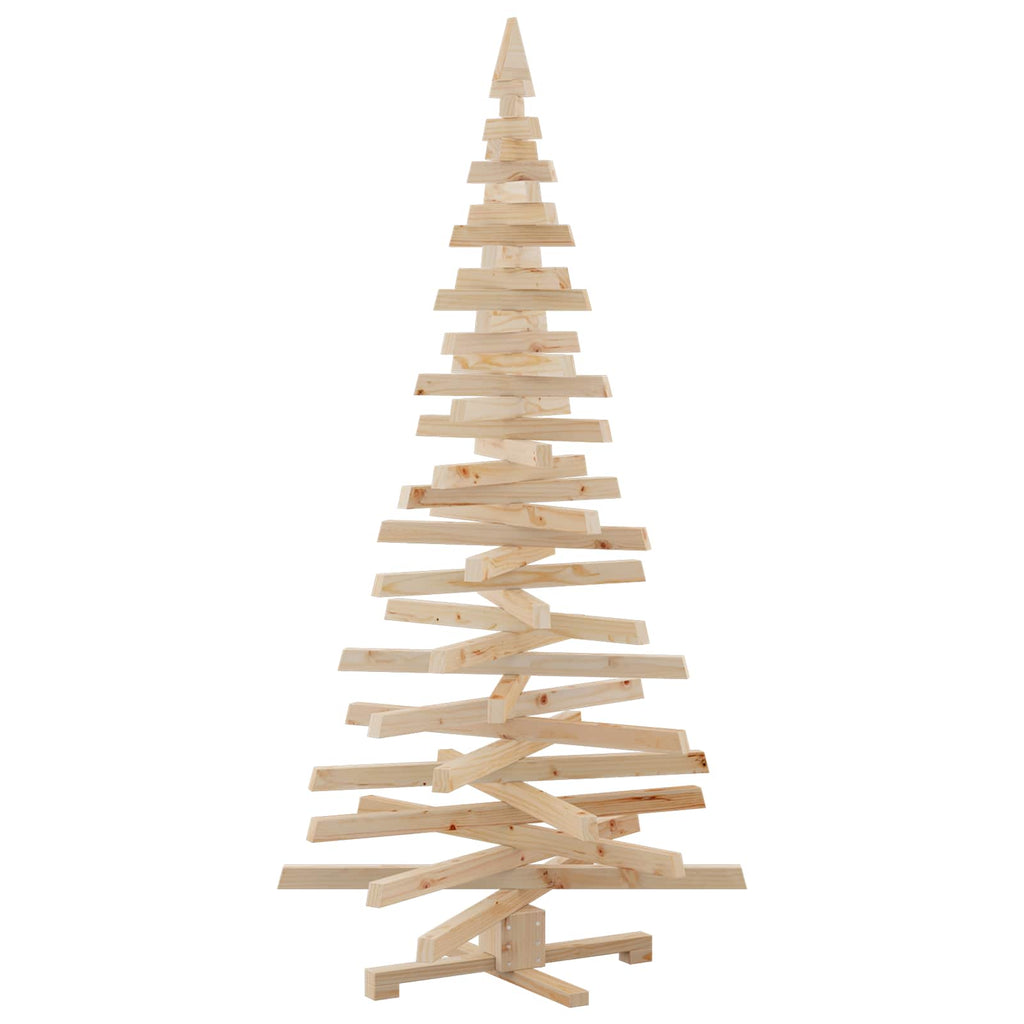 Weihnachtsbäume mit Ständer Natur 180 cm Massivholz Kiefer