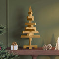 Weihnachtsbäume mit Ständer Braun 60 cm Massivholz Kiefer