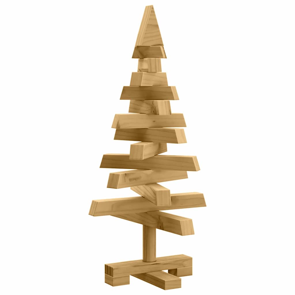 Weihnachtsbäume mit Ständer Braun 60 cm Massivholz Kiefer