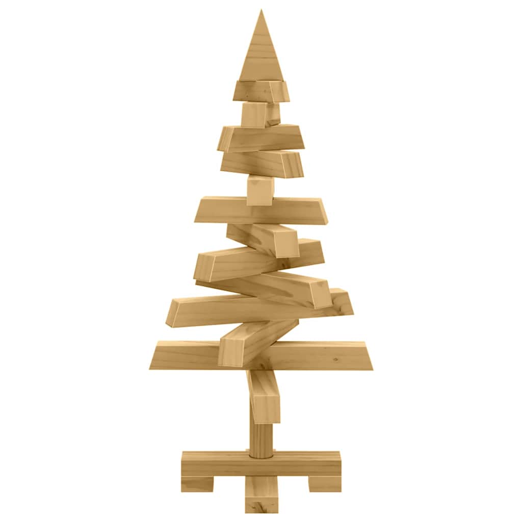 Weihnachtsbäume mit Ständer Braun 60 cm Massivholz Kiefer