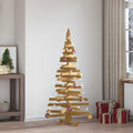 Weihnachtsbäume mit Ständer Braun 150 cm Massivholz Kiefer