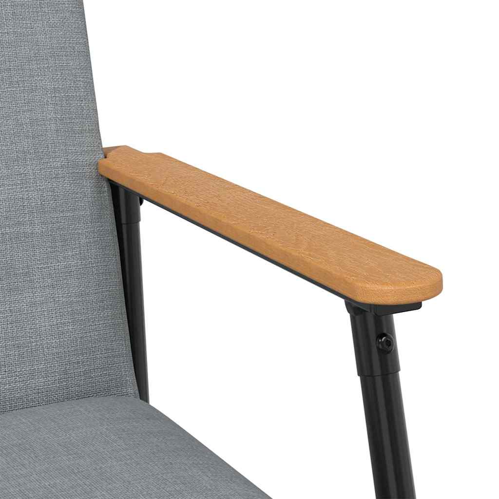 Sessel Hellgrau Stoff