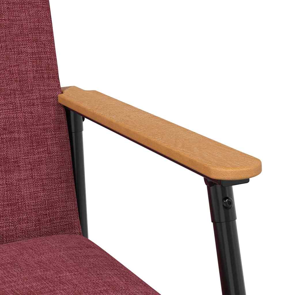 Sessel Weinrot Stoff