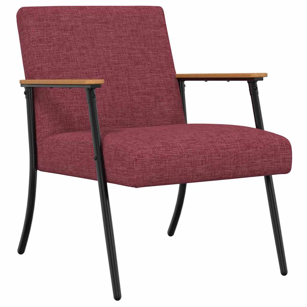 Sessel Weinrot Stoff