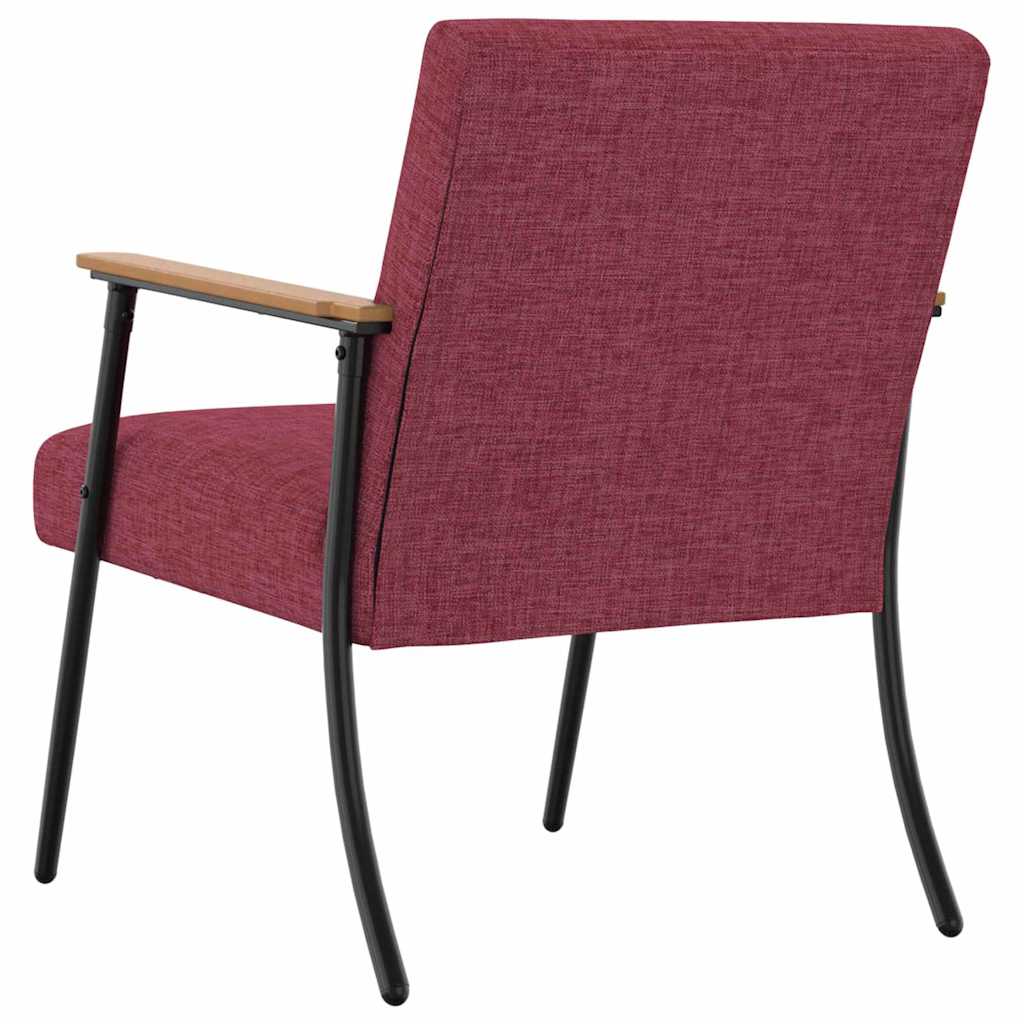 Sessel Weinrot Stoff