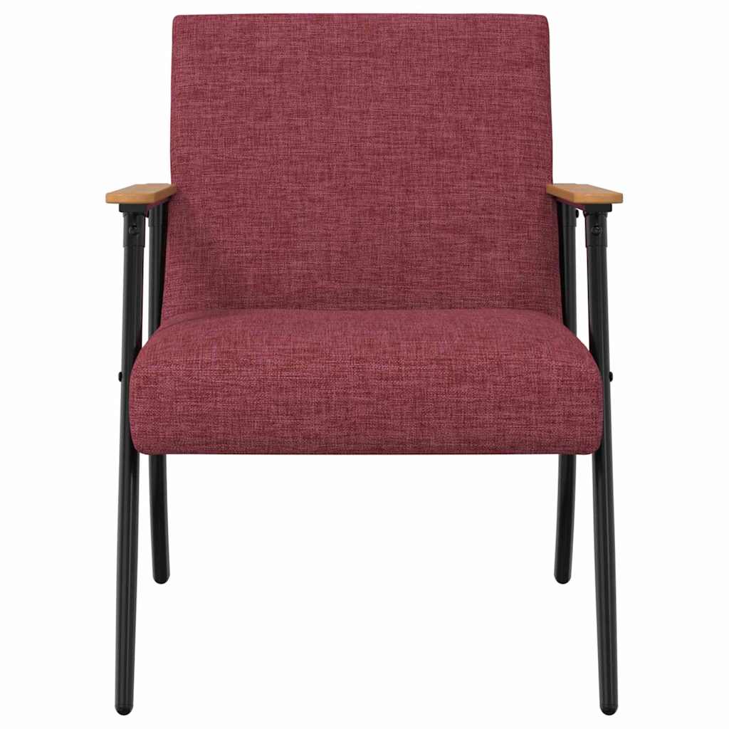 Sessel Weinrot Stoff