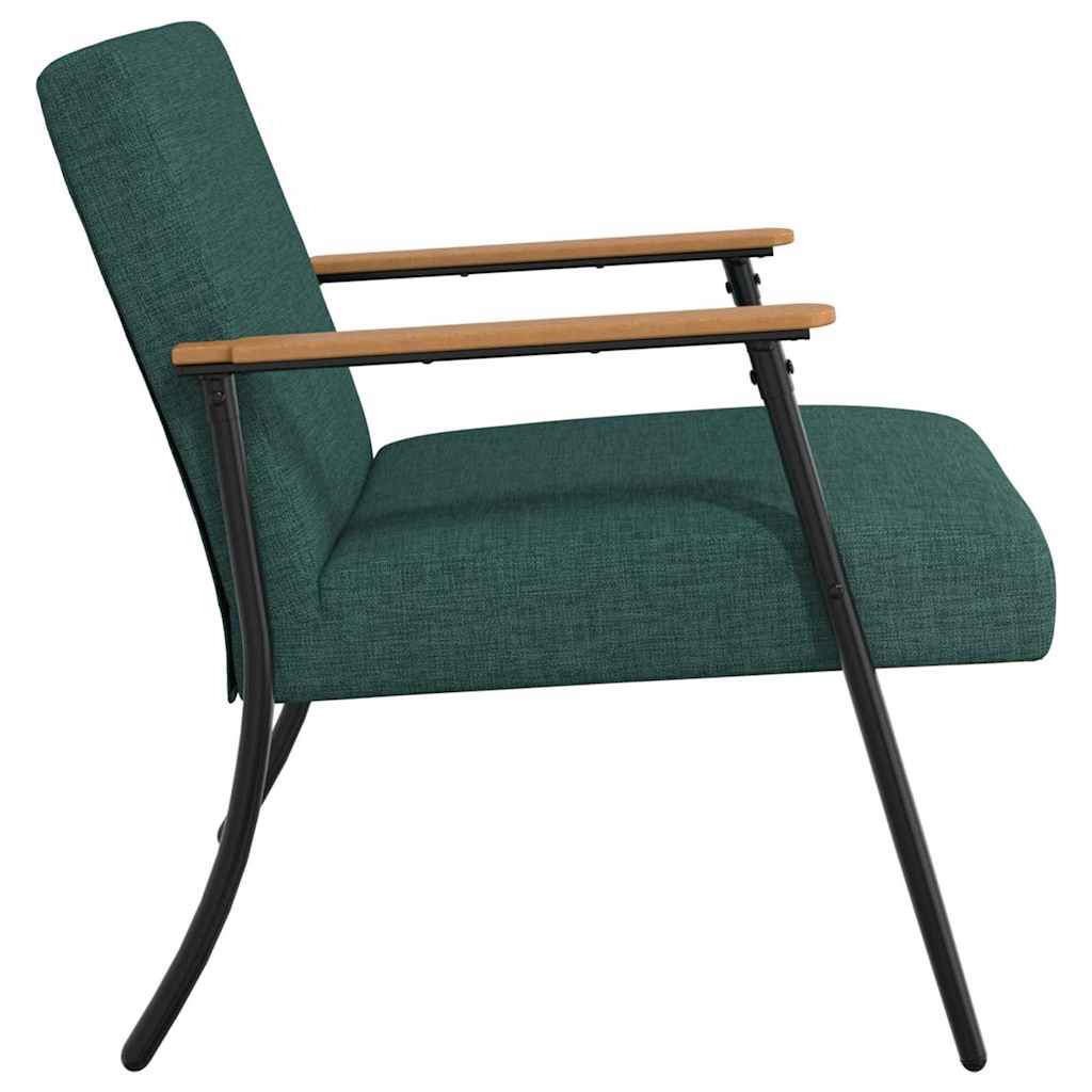 Sessel Dunkelgrün Stoff