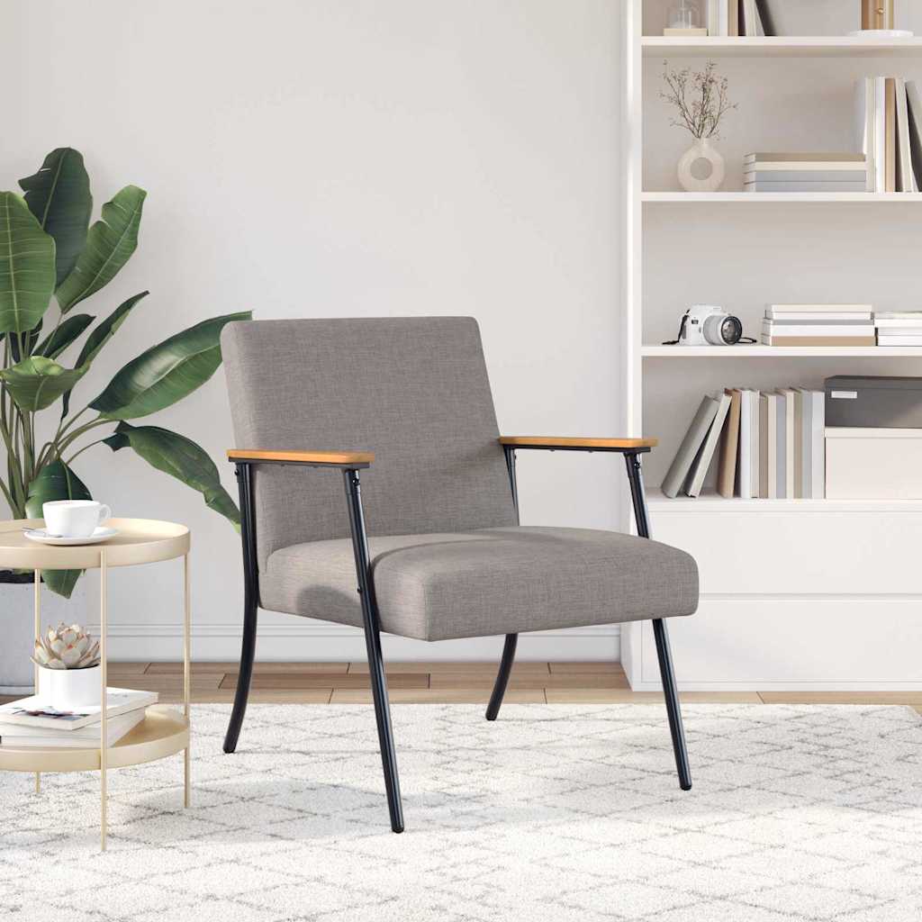 Sessel Taupe Stoff