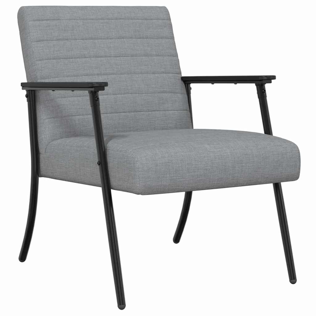 Sessel Hellgrau 59 x 75 x 78 cm Stoff