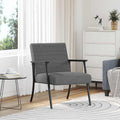 Sessel Dunkelgrau 59 x 75 x 78 cm Stoff