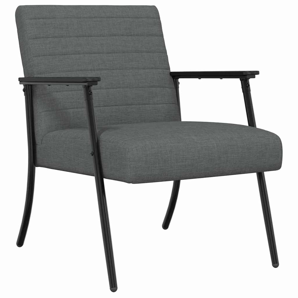 Sessel Dunkelgrau 59 x 75 x 78 cm Stoff