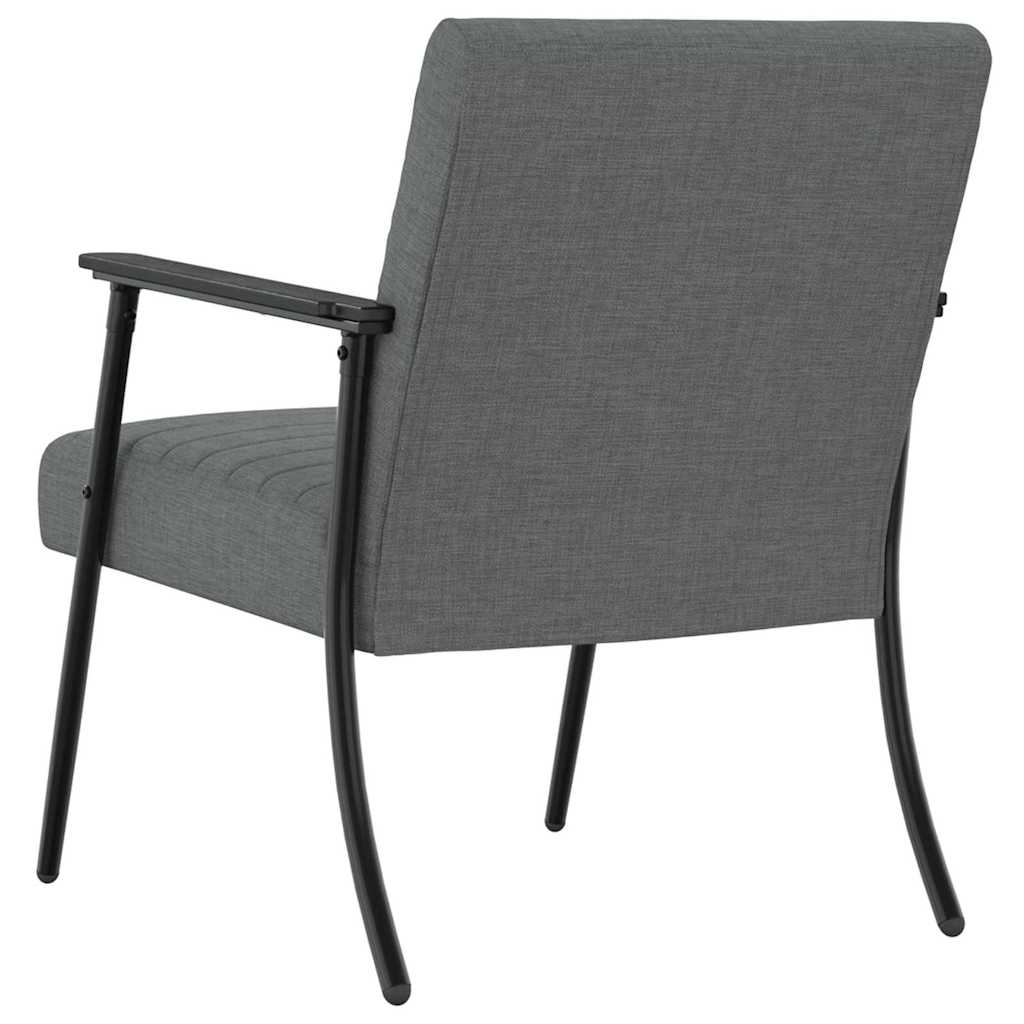 Sessel Dunkelgrau 59 x 75 x 78 cm Stoff