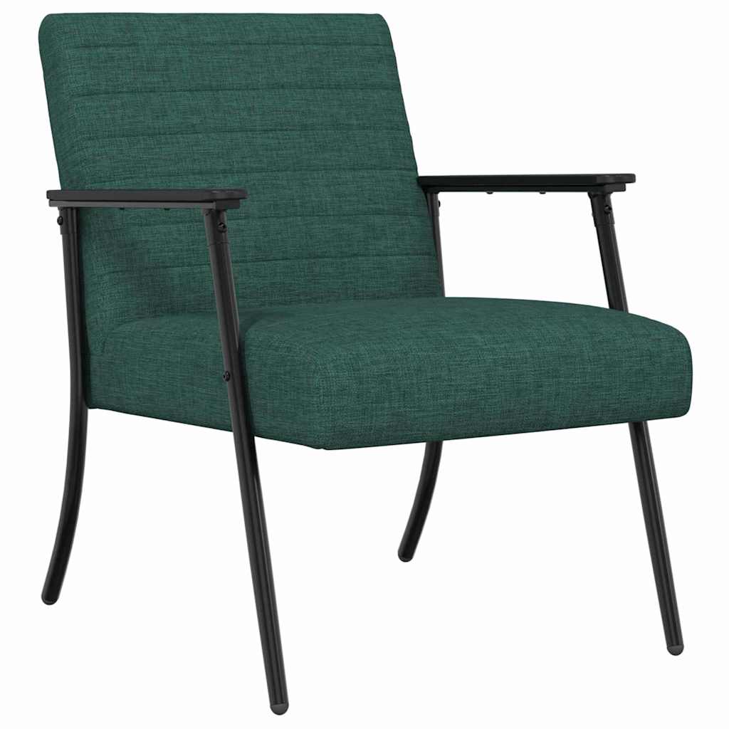 Sessel Dunkelgrün 59 x 75 x 78 cm Stoff