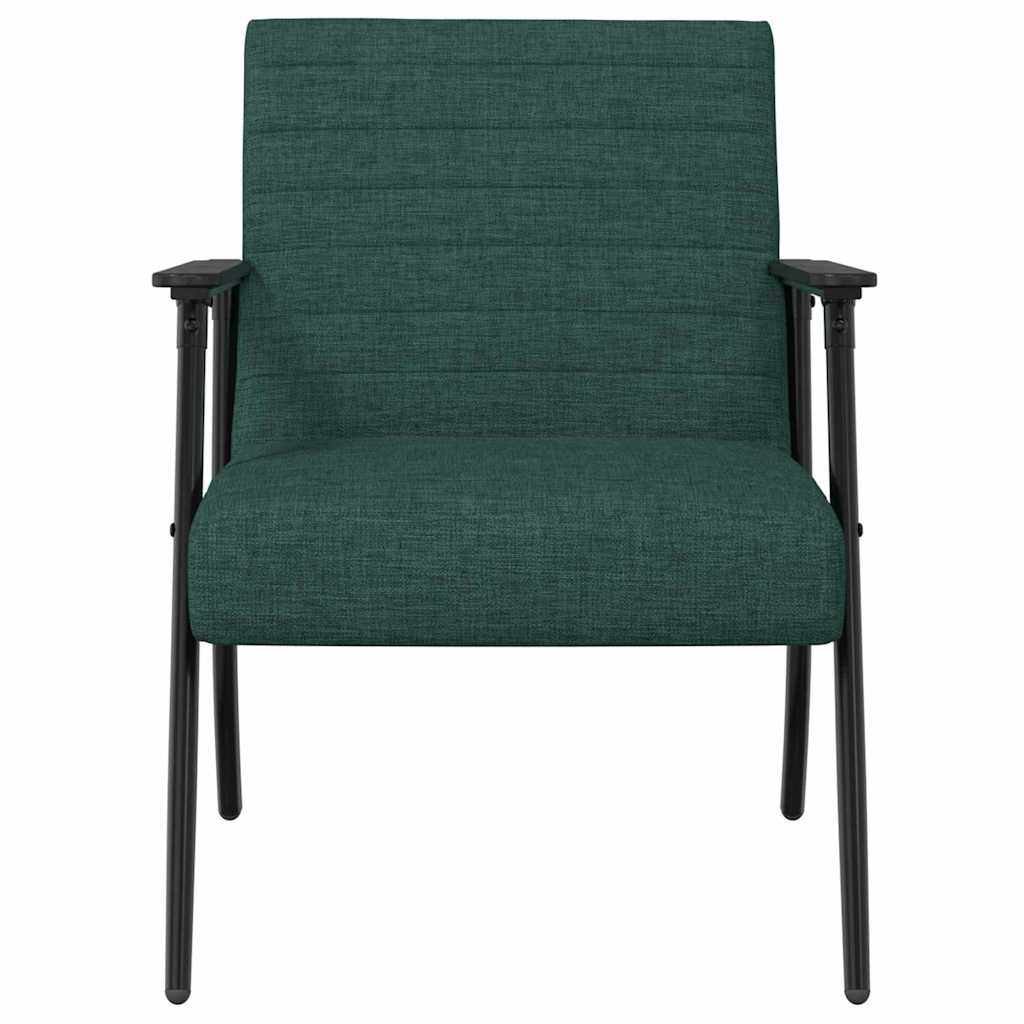 Sessel Dunkelgrün 59 x 75 x 78 cm Stoff