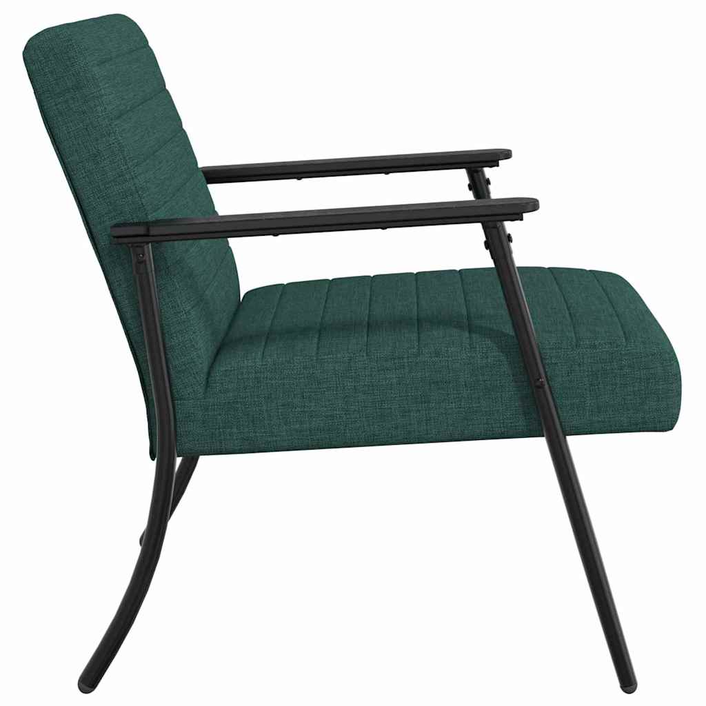 Sessel Dunkelgrün 59 x 75 x 78 cm Stoff