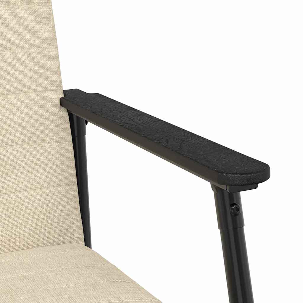 Sessel Creme 59 x 75 x 78 cm Stoff