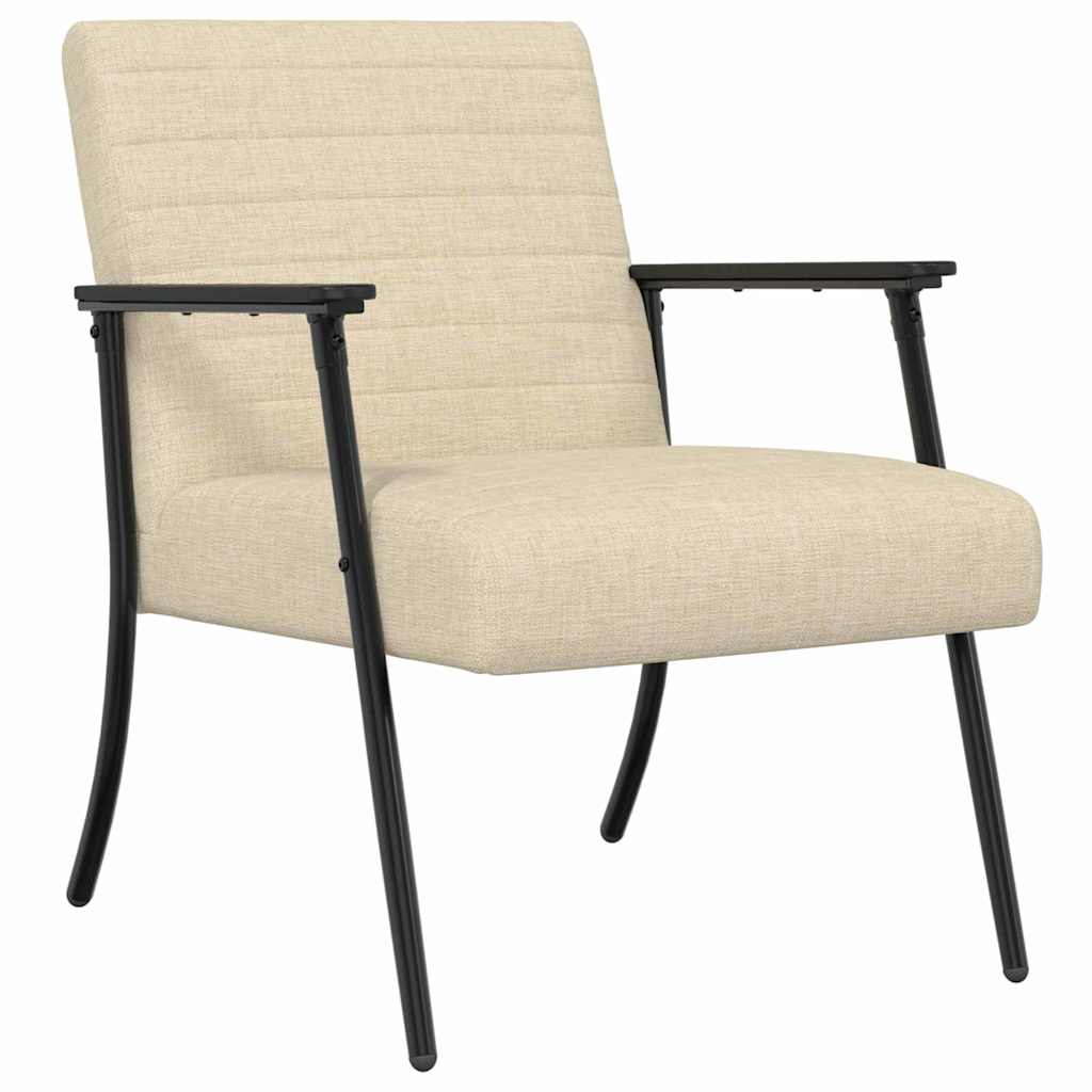 Sessel Creme 59 x 75 x 78 cm Stoff