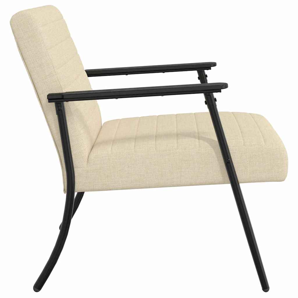 Sessel Creme 59 x 75 x 78 cm Stoff