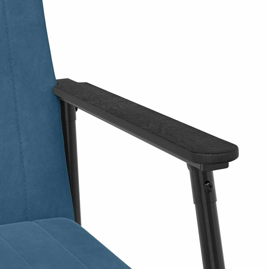 Sessel Blau 59 x 75 x 78 cm Samt