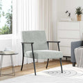 Sessel Hellgrau 59 x 75 x 78 cm Samt